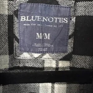 Bluenotes | Shirts | Bluenotes Mens Black And White Checkered Shirt ...
